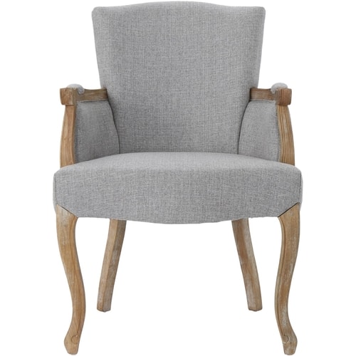 Noble House - Zavalla Fabric Dining Chair - Gray