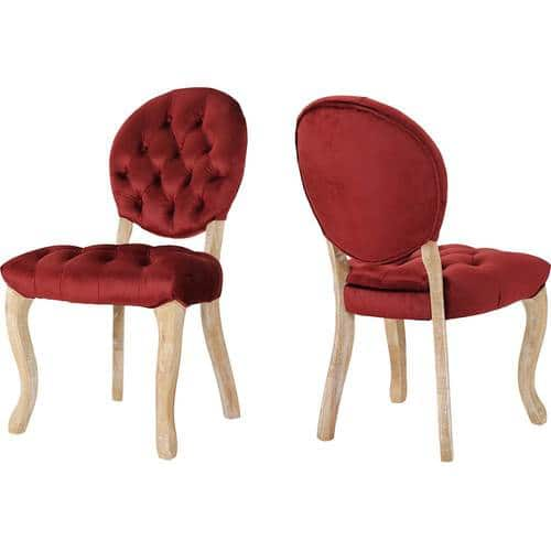 Noble House - Webster Dining Chair (Set of 2) - Garnet