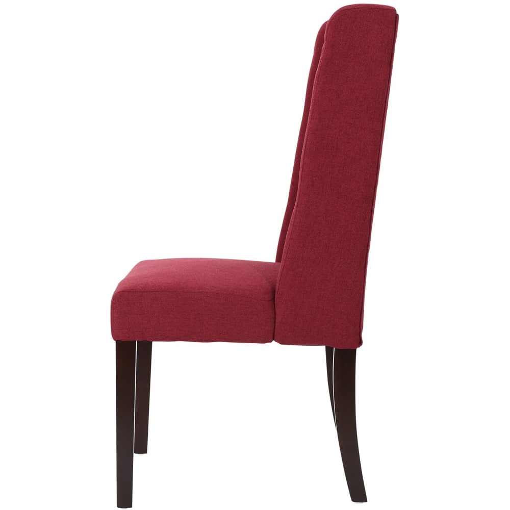 Angle View: Noble House - Rumford Accent Chair(Set of 2) - Deep Red