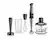 Front. Braun - MultiQuick 9 Immersion Hand Blender - Intense Black/Brushed Stainless Steel.