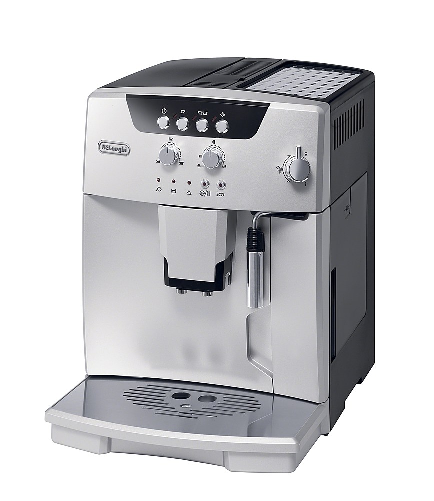 De'Longhi Magnifica Espresso Machine with 15 bars of pressure and Milk  Frother Silver ESAM04110S - Best Buy