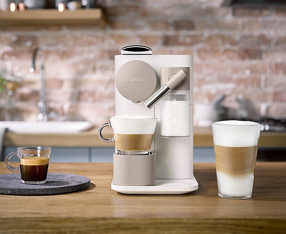 Nespresso Lattissima One Single Serve Coffee Machine in White - 20384369