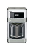 Braun - BrewSense 12-Cup Coffee Maker - Stainless Steel/White - Front_Zoom
