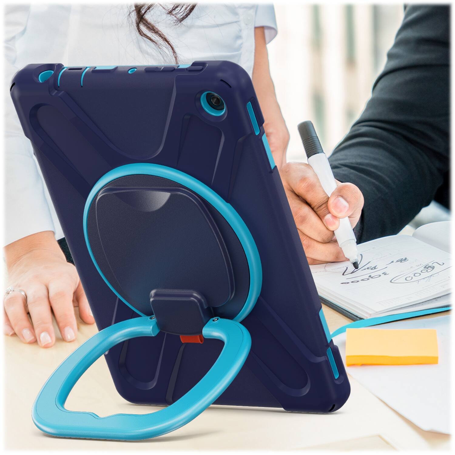 Alt View 19. SaharaCase - SpLaSh Series Heavy Duty Case for Amazon Fire HD 10 (2023) - Blue.