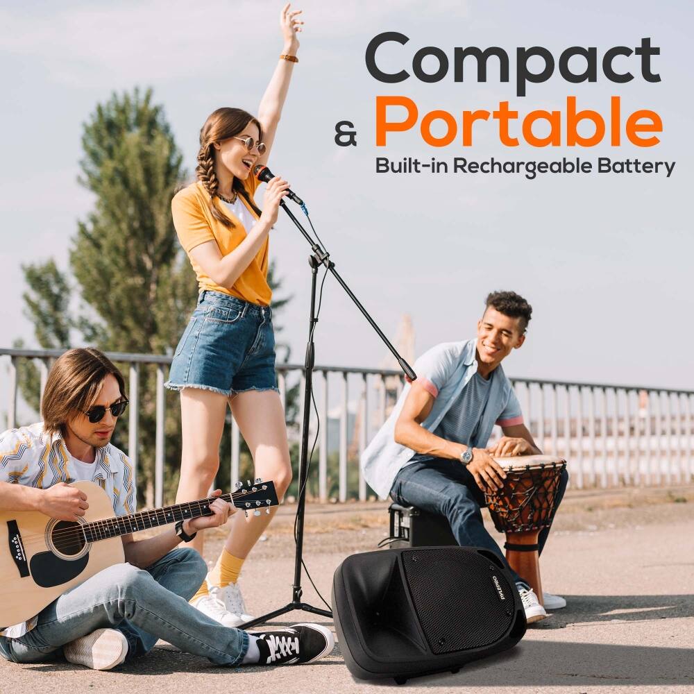 Compact & Portable  
Built-in Rechargeable Battery