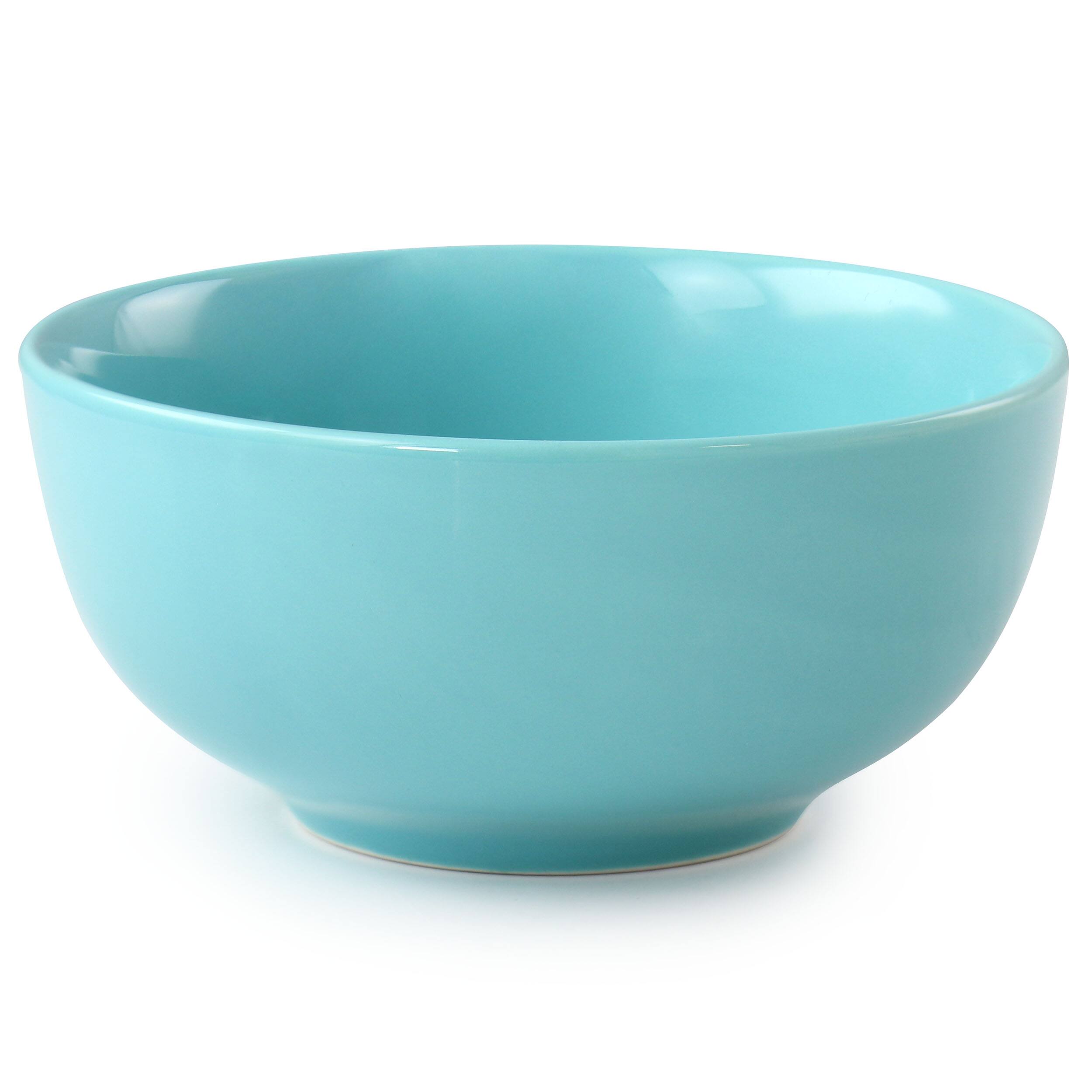 Alt View 4. Elama - Elama Luna 18 Piece Porcelain Dinnerware Set in Blue - Blue.