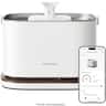 PETLIBRO - Dockstream 2 Smart Cordless Battery Operated Fountain, App Monitoring 3L Pet Water Fountain - White/Walnut