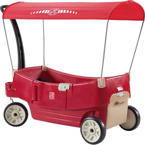 UPC 733538822799 product image for Step2 - All Around Canopy Wagon - Red | upcitemdb.com