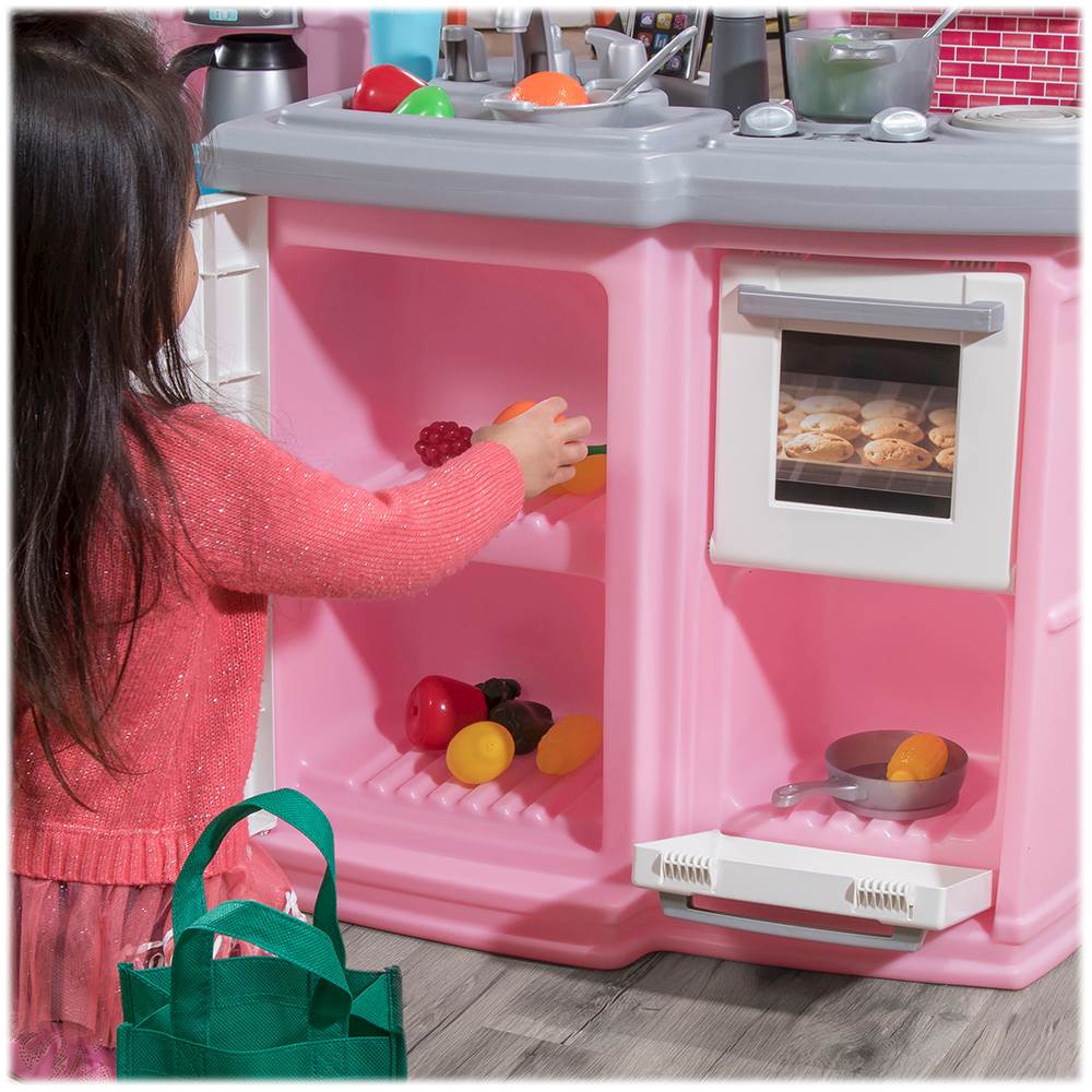 Step2 Fun with Friends Kitchen  Pink Kitchen with Realistic Lights & -  Jolinne
