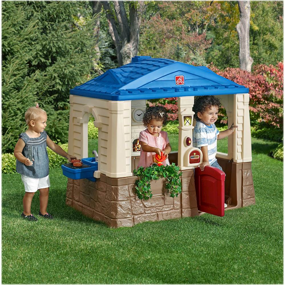 Best Buy Step2 Neat Tidy Cottage Play Set Beige Brown Blue 788700