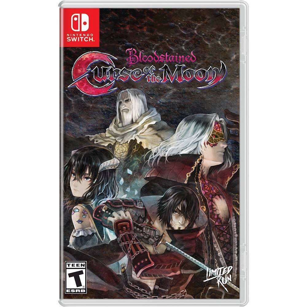 Front. Limited Run Games - Bloodstained: Curse of the Moon.