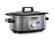 Angle. De'Longhi - 6qt Slow Cooker - Stainless Steel.