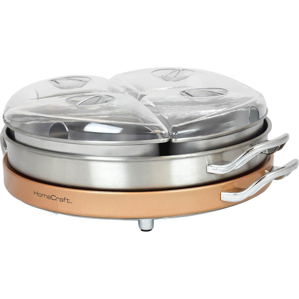 Best Buy: Nostalgia HomeCraft Lazy Susan 3-in-1 Electric Stainless ...
