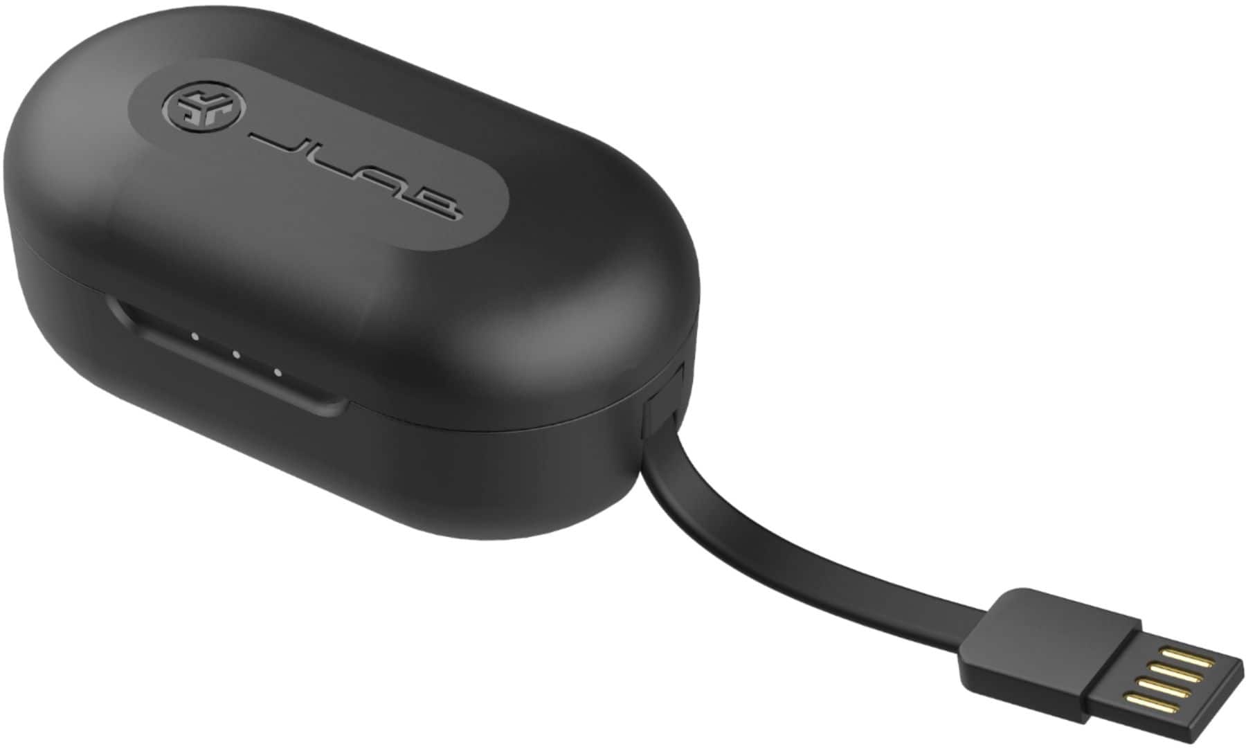 Alt View Zoom 16. JLab - JBuds Air True Wireless Earbud Headphones - Black.