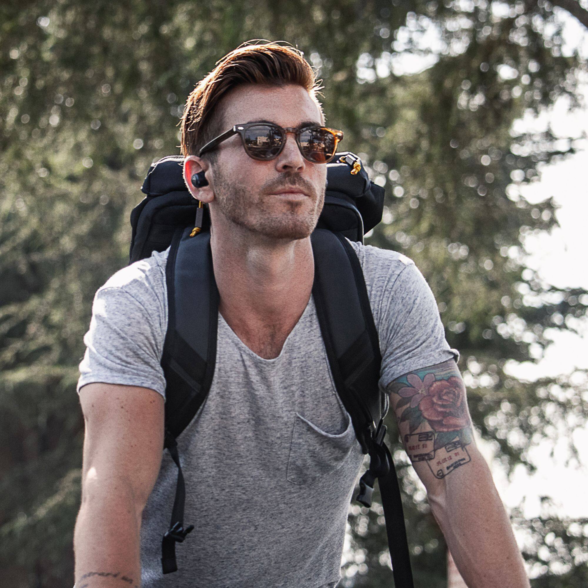 Alt View Zoom 22. JLab - JBuds Air True Wireless Earbud Headphones - Black.