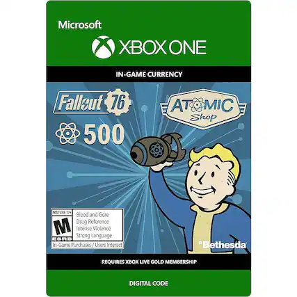 Front. Bethesda - Fallout 76 - 500 Atoms.