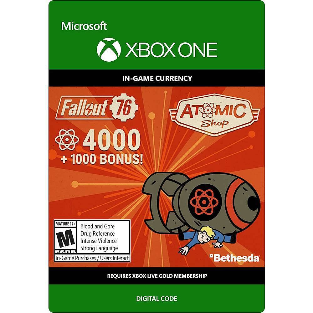 Front. Bethesda - Fallout 76 - 4000 (+1000 Bonus) Atoms.