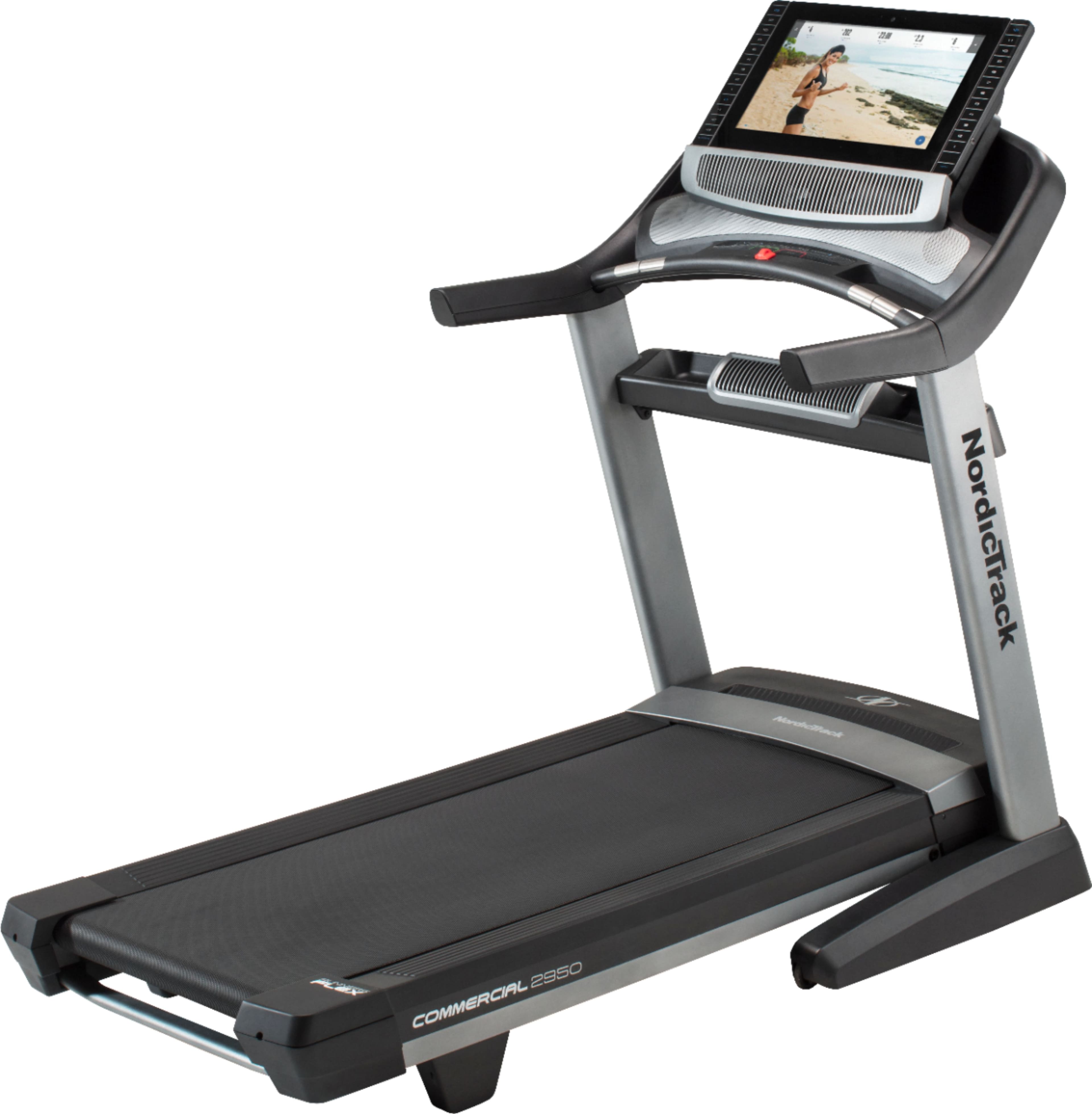 Angle. NordicTrack - Commercial 2950 Treadmill - Black.