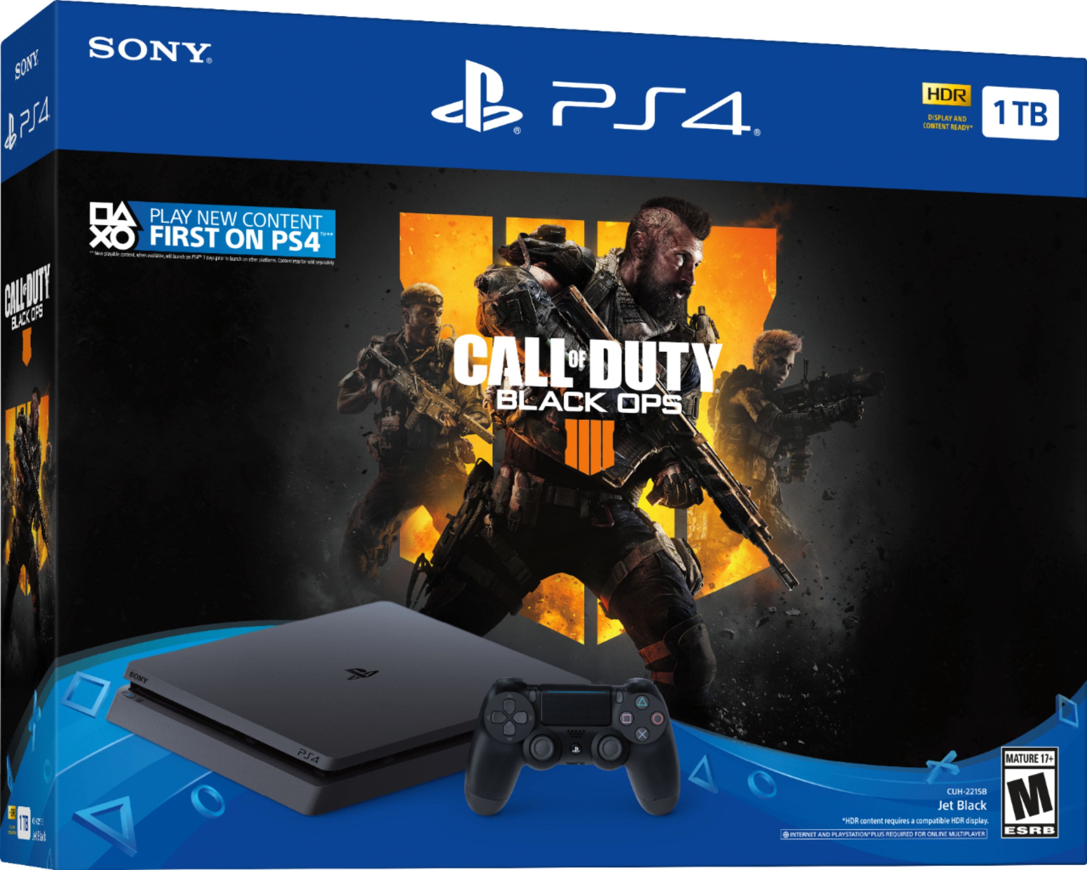 Best Buy Sony PlayStation 4 1TB Call of Duty Black Ops 4 Console