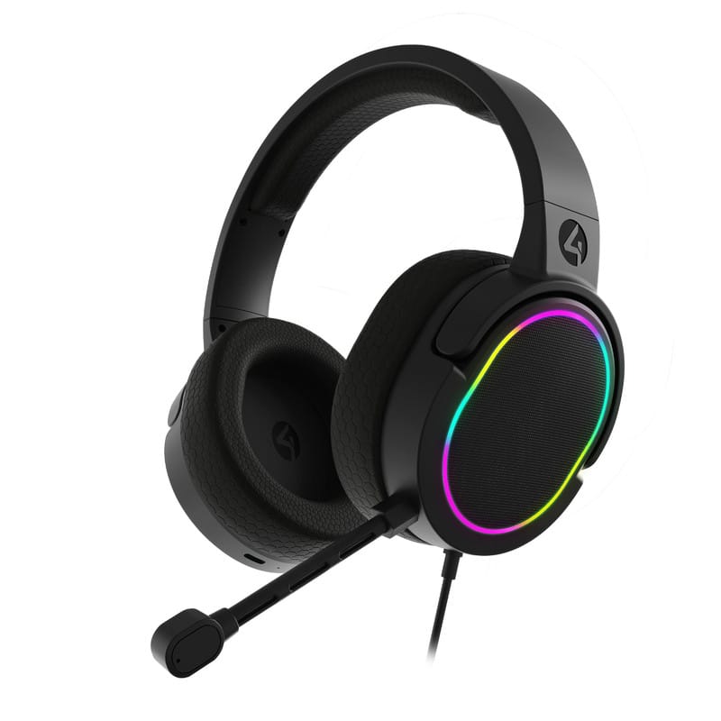 4Gamers - PANTHER Premium Headset - XBOX, PS4/PS5, Switch, PC - LED XP-PANTHER-LED-4G - Multicolored