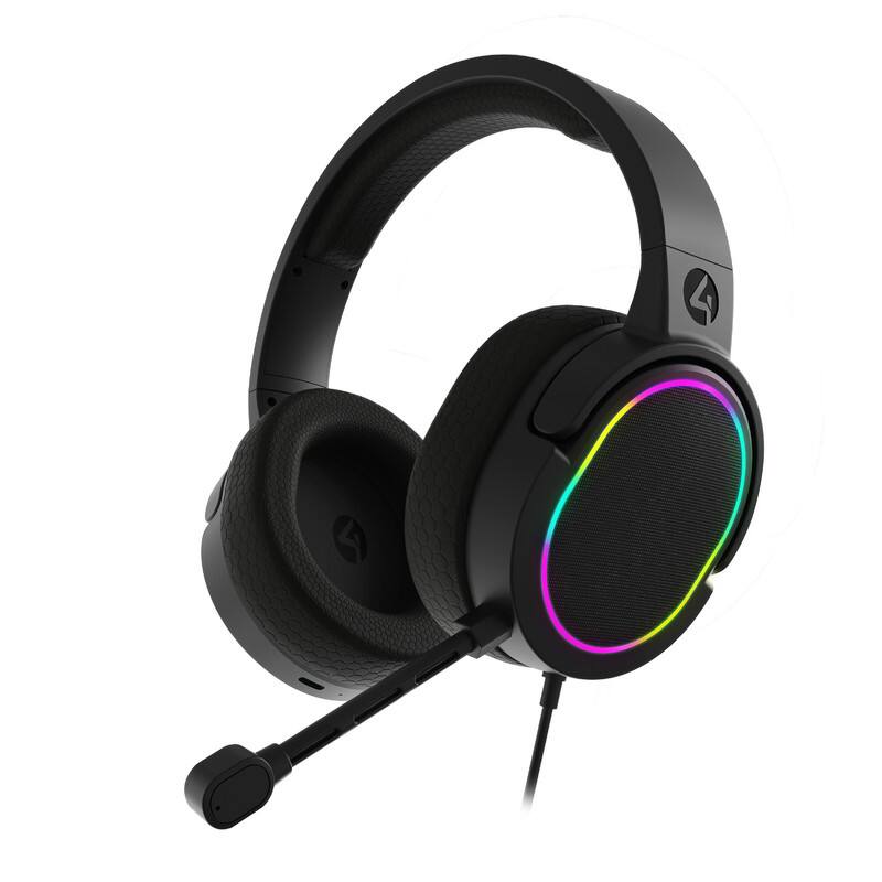 4Gamers - PANTHER Premium Headset - XBOX, PS4/PS5, Switch, PC - LED XP-PANTHER-LED-4G - Multicolored