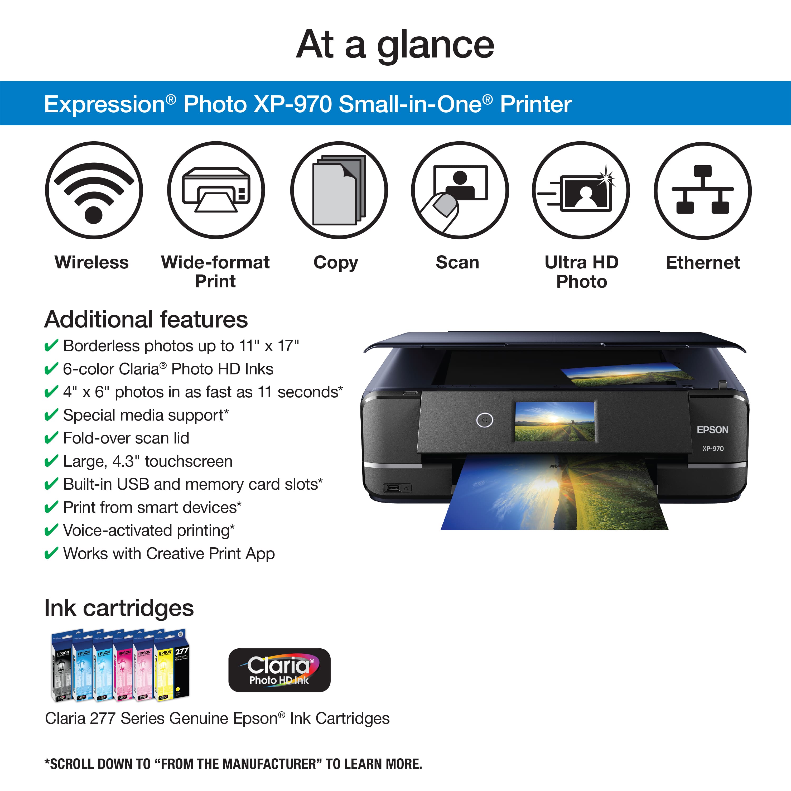 Epson – Expression Photo XP-970 Wireless All-In-One Printer – Black Sansujyuku sansujyuku.com