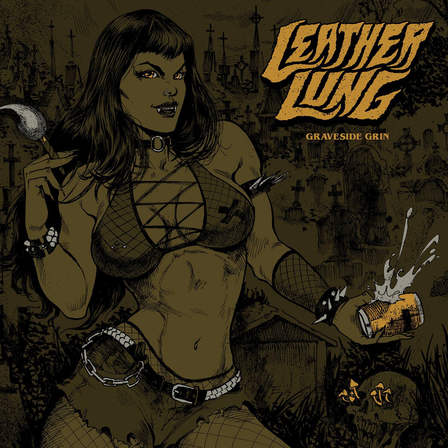 Leather Lung - Graveside Grin   - COMPACT DISCS [CD] price history on PriceWatchPro