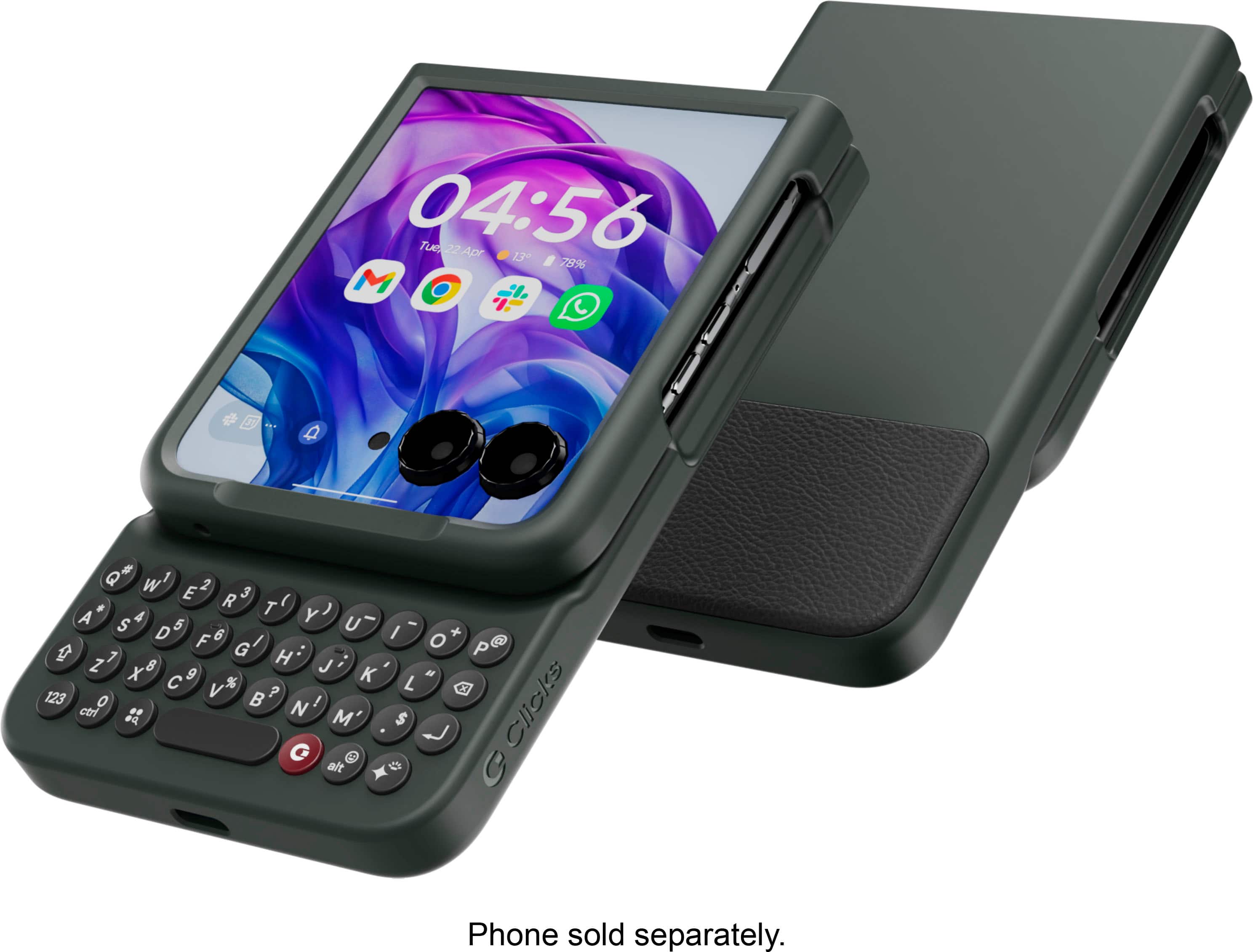 Phone sold separately.