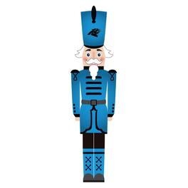 Fan Creations - Carolina Panthers 46" Nutcracker Leaner - Multicolor