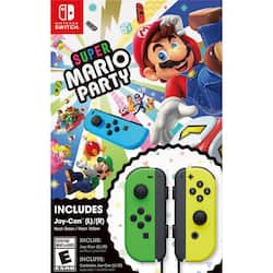 Super Mario Party Joy-Conセット Super Mario Party Neon Green/Neon Yellow Joy Con Bundle