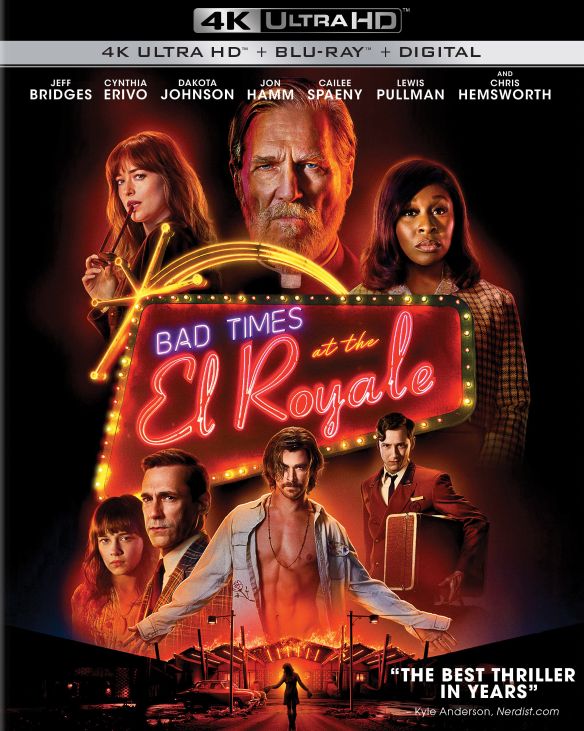 Bad Times at the El Royale [Includes Digital Copy] [4K Ultra HD Blu-ray/Blu-ray] [2018] was $22.99 now $14.99 (35.0% off)