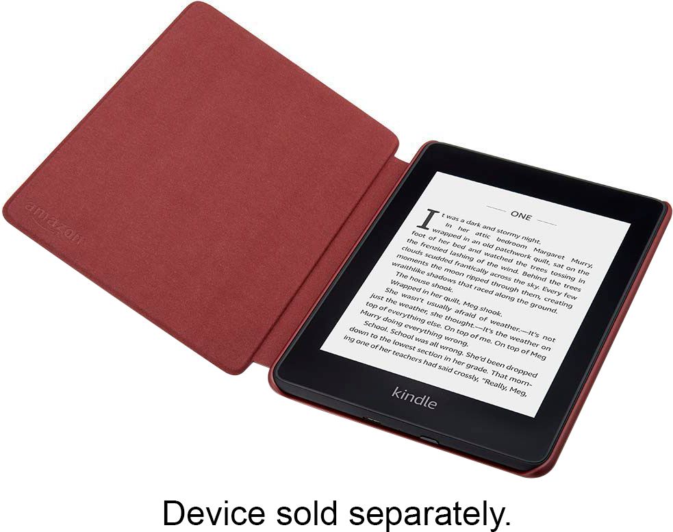 Amazon Kindle Paperwhite EY21 & DP75SDI Leather Case Ink Fuchsia 