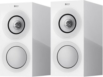KEF - R3 Series Passive 3-Way Bookshelf Speakers (Pair) - White Gloss - Front_Zoom