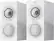 Front. KEF - R3 Series Passive 3-Way Bookshelf Speakers (Pair) - White Gloss.