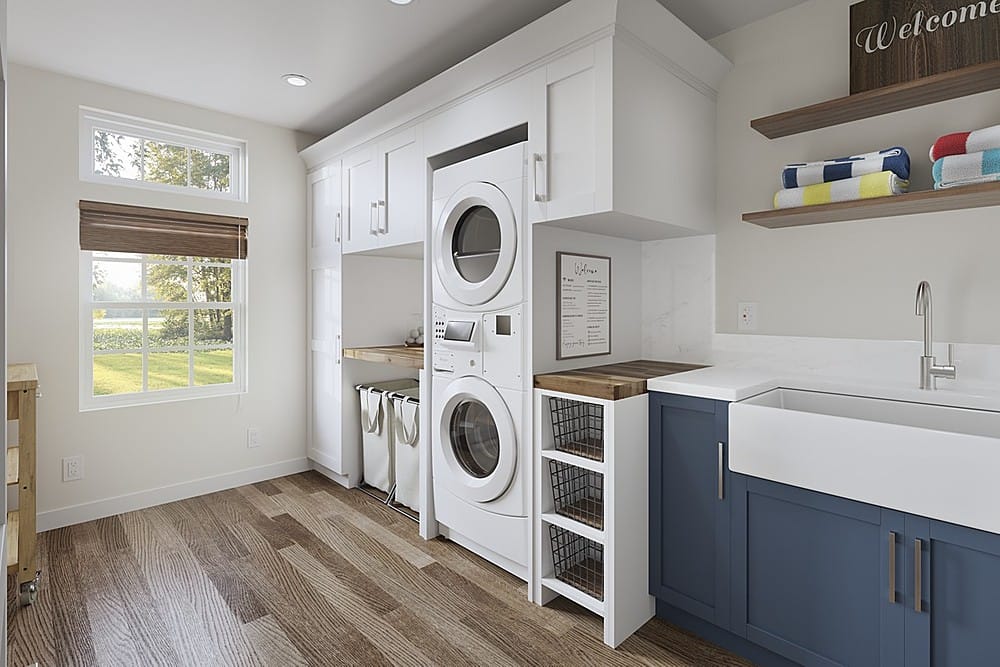 Alt View 12. Whirlpool - 3.1 Cu. Ft. Front Load Washer and 6.7 Cu. Ft. Gas Dryer with Space Saving Configuration - White.