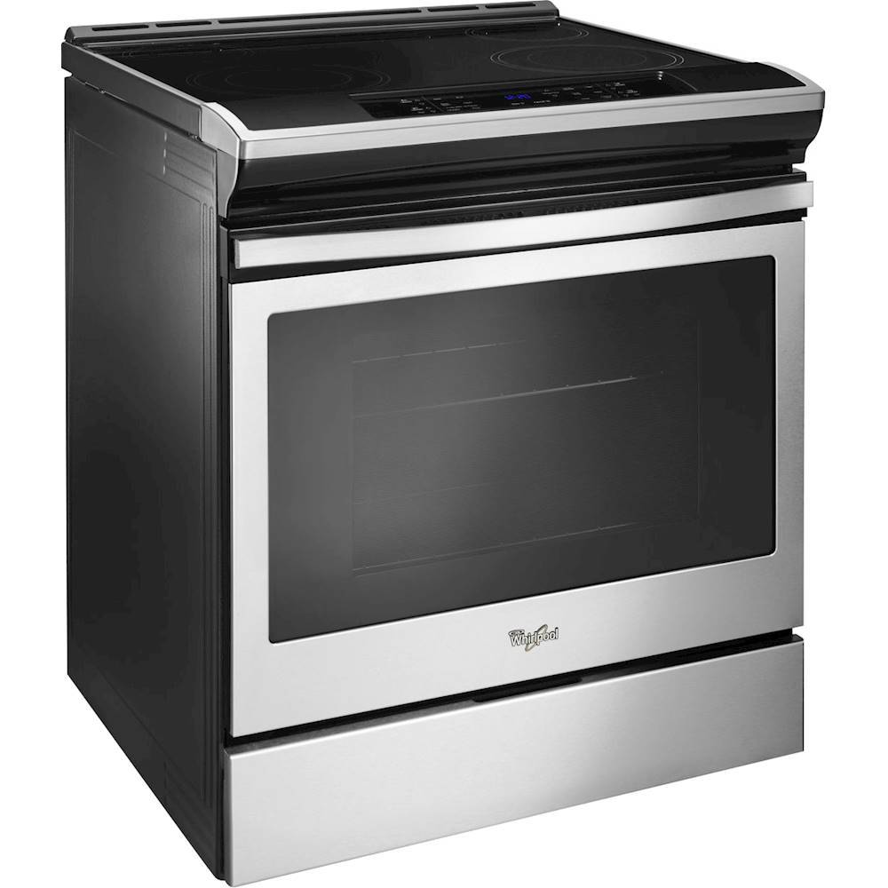 Best Buy: Whirlpool 4.8 Cu. Ft. Self-Cleaning Slide-In Electric Range Whirlpool Stainless Steel Stove Electric