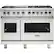Front. Viking - VGR Freestanding 7-Series Gas 48"W Range - Stainless Steel.