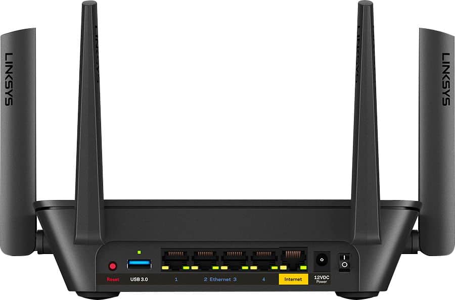 Alt View 11. Linksys - AC2200 Tri-Band Mesh WiFi 5 Router - Black.