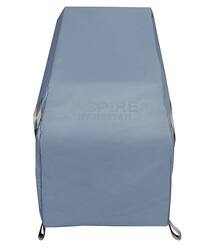 Deluxe Protective Cover for Select Aspire by Hestan 12" Built-In Double Side Burners - Gray - Angle_Zoom