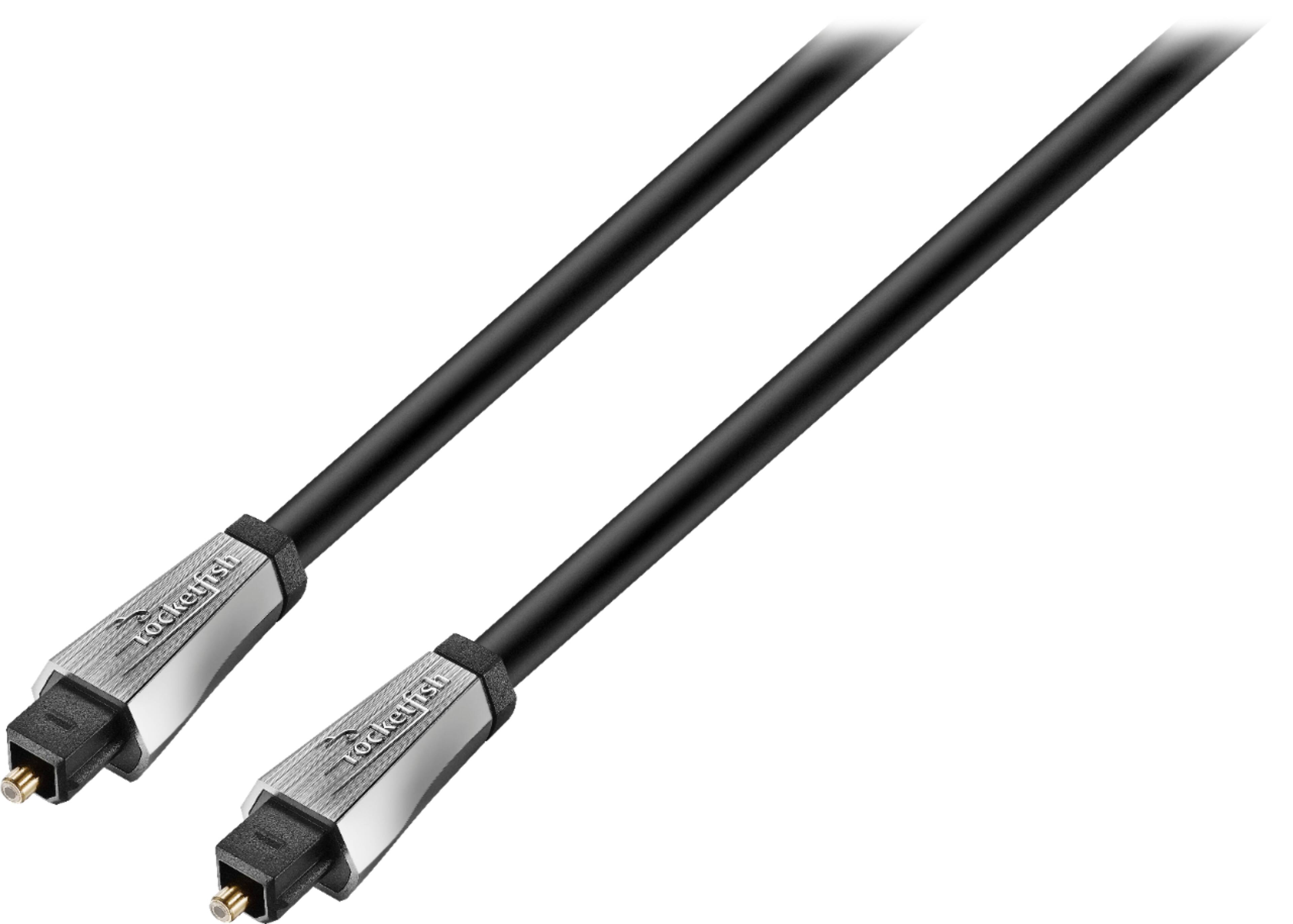 Alt View 11. Rocketfish™ - 25' Toslink Optical Audio Cable - Black.