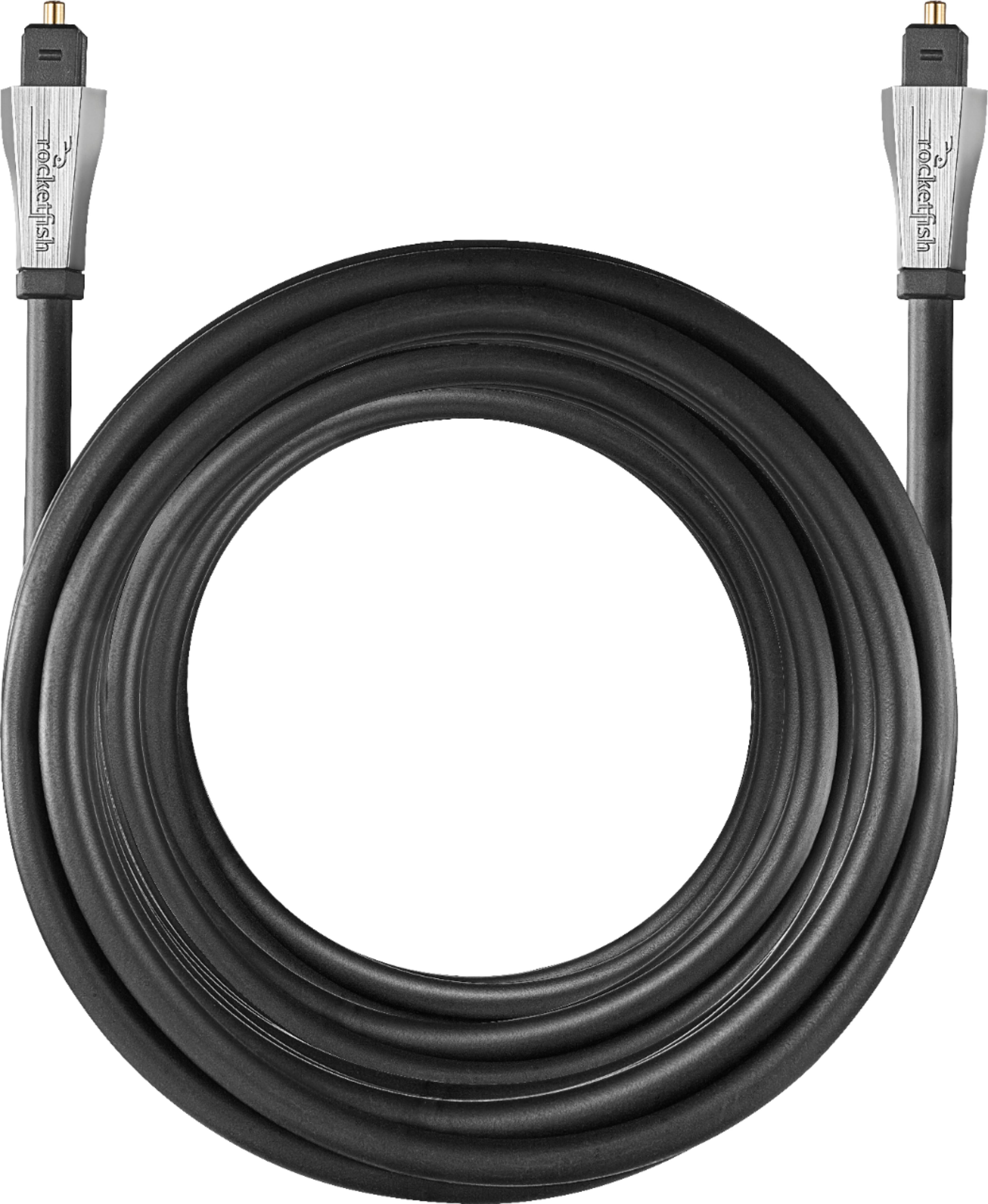 Alt View 12. Rocketfish™ - 25' Toslink Optical Audio Cable - Black.