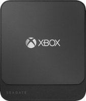 Seagate Game Drive for Xbox Officially Licensed 1TB External USB 3.0 Portable Solid State Drive- Black - Black - Front_Zoom