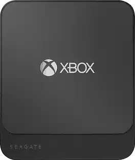 Seagate - Game Drive for Xbox Officially Licensed 1TB External USB 3.0 Portable Solid State Drive - Black