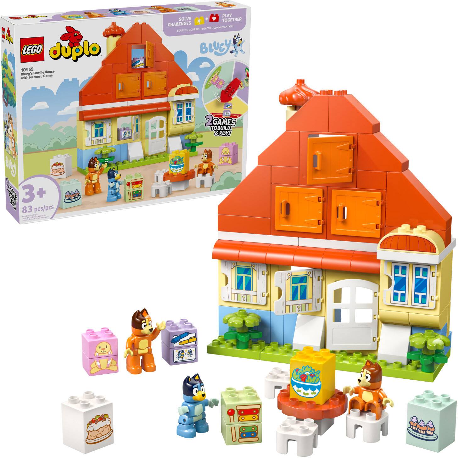 DUPLO Bluey: Bluey’s Family House with Memory Game 10459