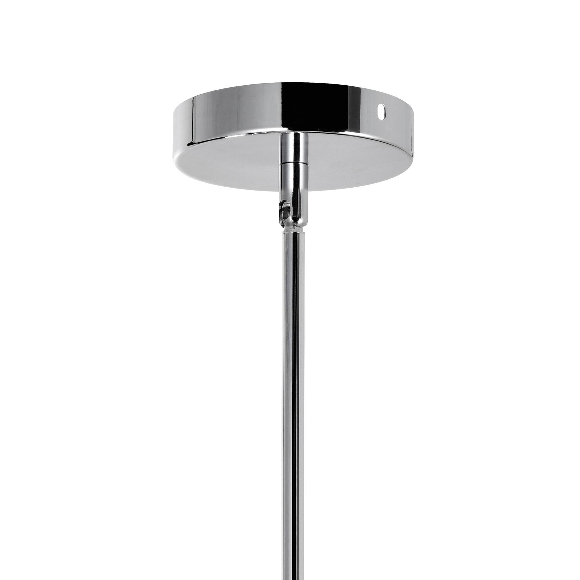 Alt View 1. CWI Lighting - Dash 4 Light Drum Shade Flush Mount With Chrome Finish - Chrome.