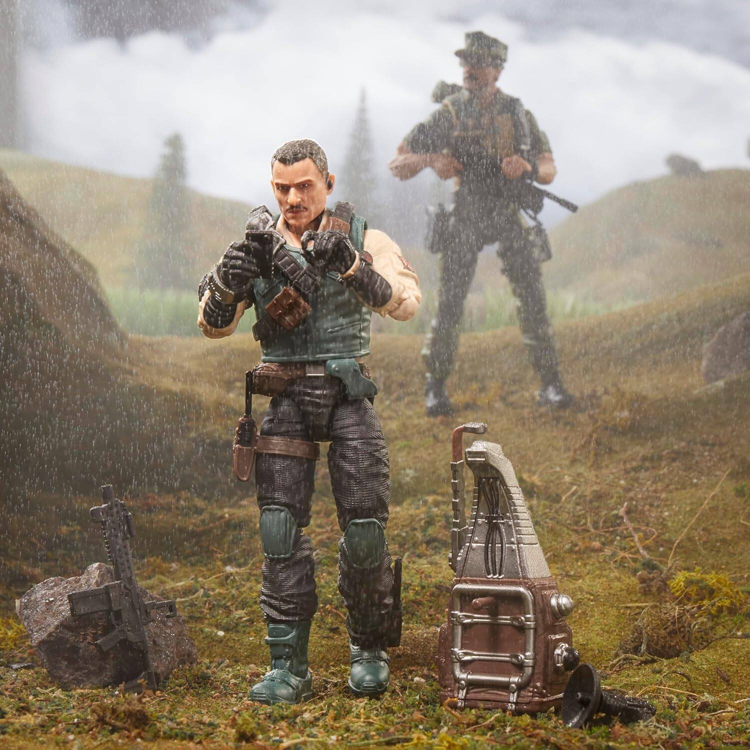 Alt View 4. G.I. Joe - G.I. Joe Classified Series #149, Dial-Tone, Collectible 6 Inch Action Figure with 6 Accessories - Dark Blue.