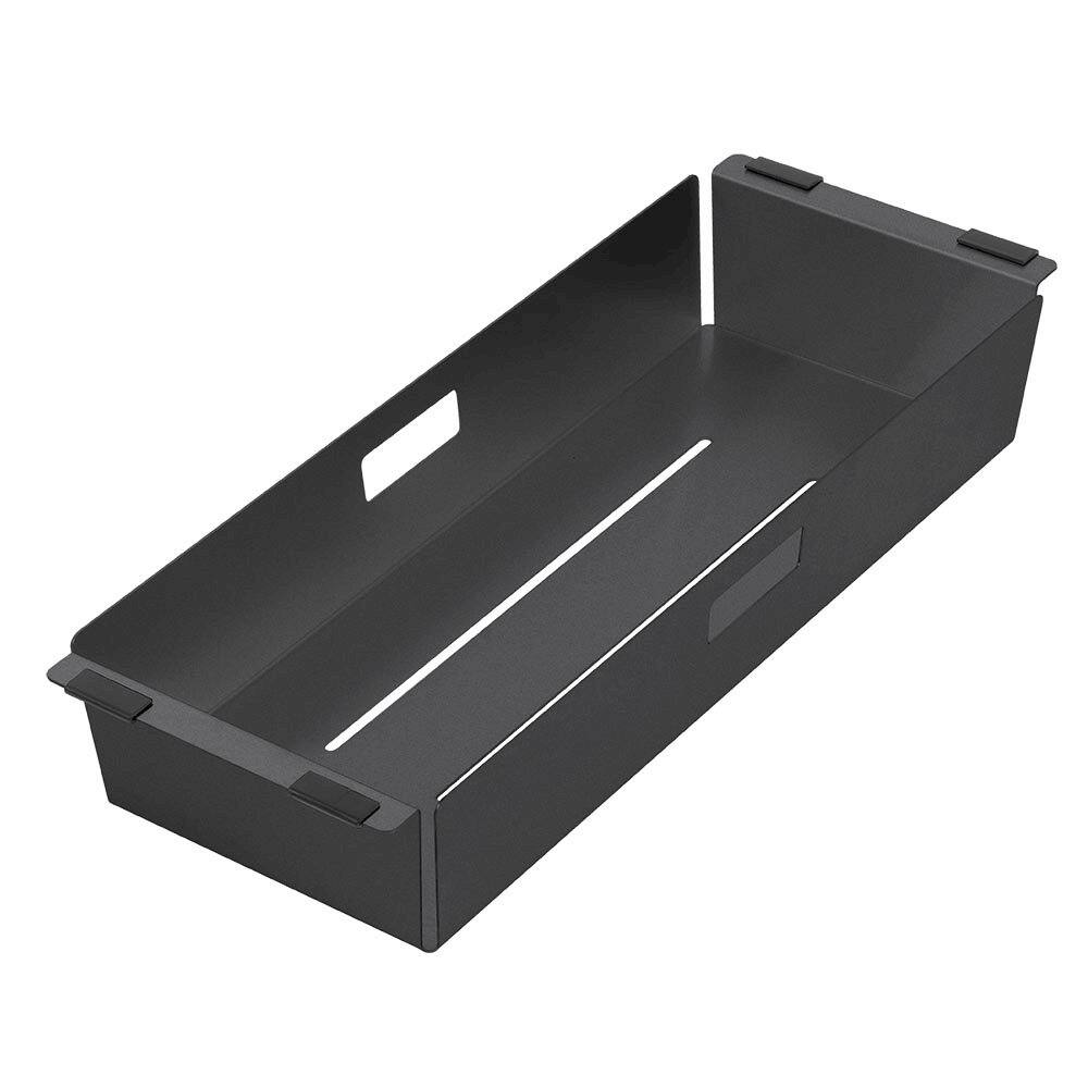 Front. Whitehaus - Noah Plus Stainless Steel Sink Colander - Black.