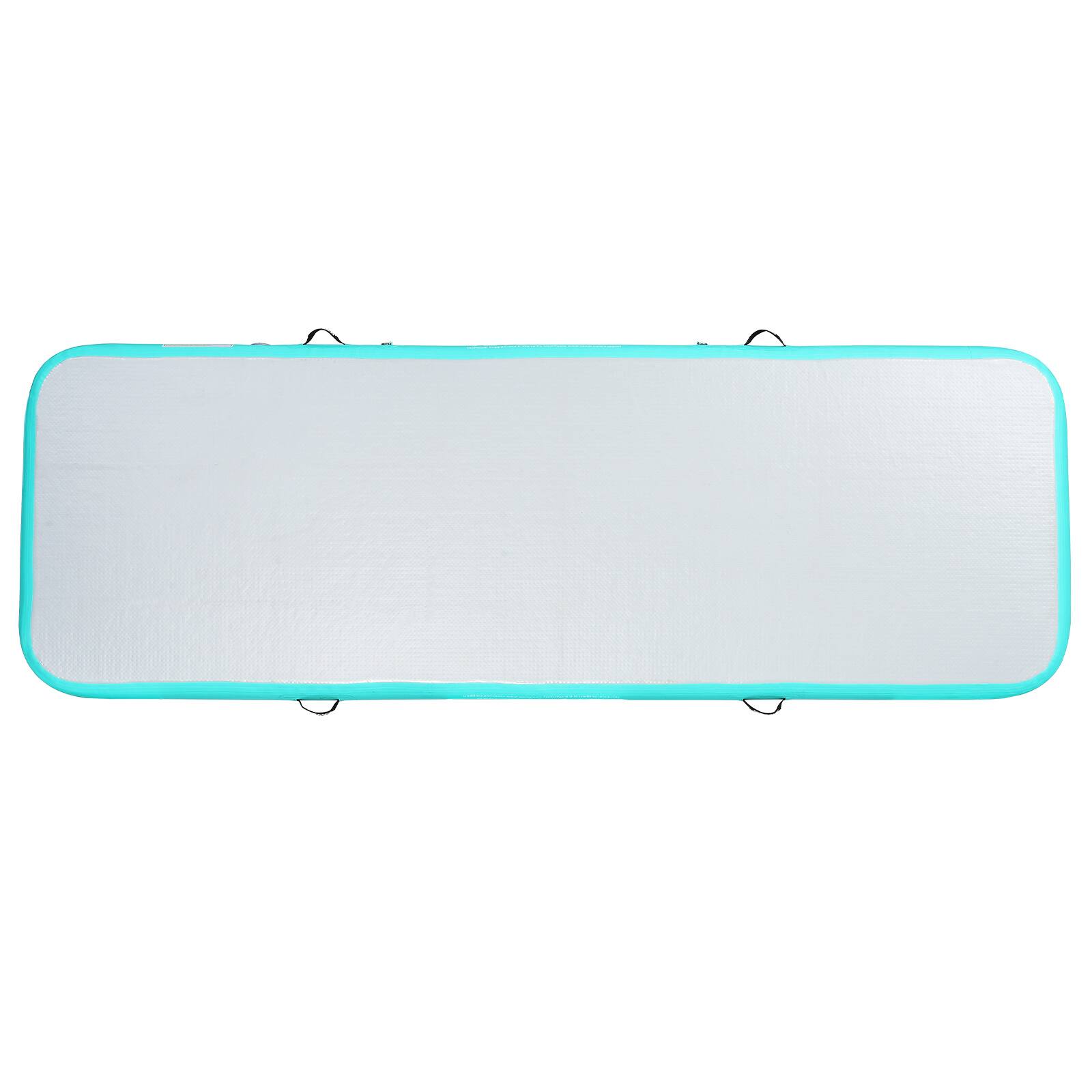 Alt View 5. VEVOR - Gymnastics Air Mat, 4 inch Thickness Inflatable Gymnastics Tumbling Mat, Tumble Track with Electric Pump - Mint.