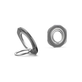 UAG - Mag Ring Stand LT, Ultra Strong Magnet w/ Multi-Viewing Kickstand, Universal MagSafe Phone Grip & Stand - Transparent Smoke