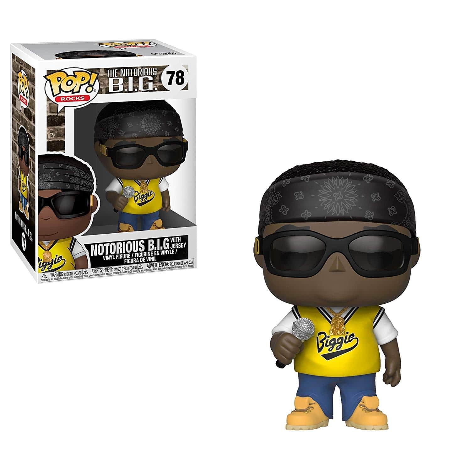 Funko - POP Rocks Vinyl Figure - Notorious B.I.G. In Jersey - Black price history on PriceWatchPro